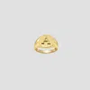 Empire Casting House The Embossed Block Signet Ring