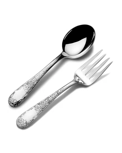 Empire Silver Old Maryland Engraved 2-piece Baby Set In Gray