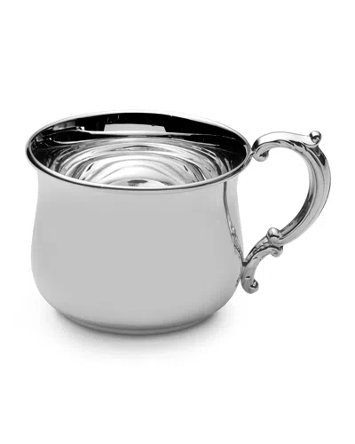 Empire Silver Pot Belly Heavy Gauge Baby Cup In Gray