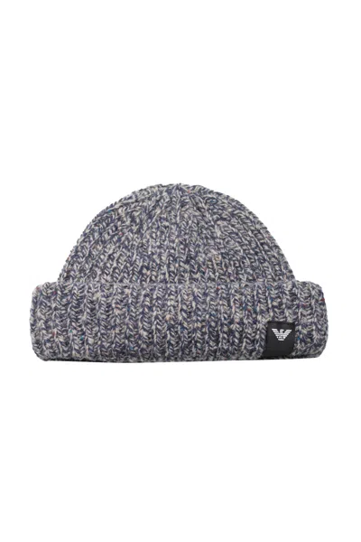Emporio Armani - 00035 Hat Blue Navy 6273993f569 In Gray