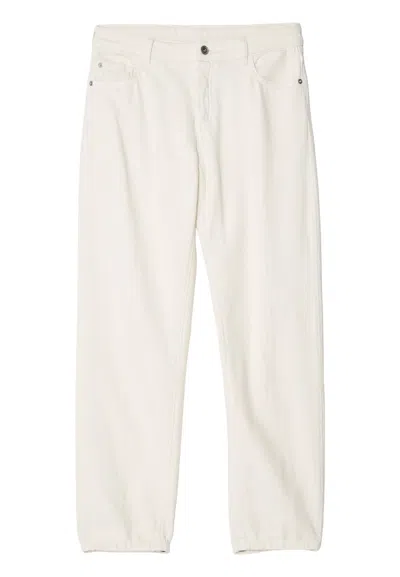 Emporio Armani - 0128 5 Pockets Pant Vanilla 3d2j043n5nz In White
