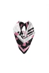 Emporio Armani - 01477 Pink/white Scarf 6353023f305 In Multi