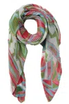 Emporio Armani - 03882 Stole Green/multicolor 6352492r333 In Multi