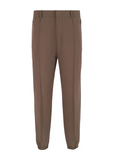 Emporio Armani - 0440 Trouser Fango 6r1p741nftz In Brown