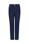 Emporio Armani Straight-leg Jeans In Blue