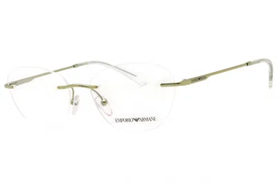 Emporio Armani 0ea1167 Cat Eye Metal Eyeglasses In Green