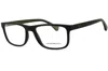Emporio Armani 0ea3147 Rectangular Propionate Eyeglasses In Black