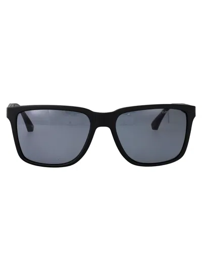 Emporio Armani 0ea4047 Sunglasses In Blue