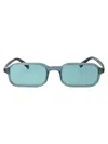 Emporio Armani Rectangular Sunglasses 0 Ea4253 U 627065 In Blue