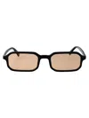 Emporio Armani Rectangular Sunglasses 0 Ea4253 U 501793 In Black