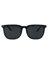Emporio Armani Nero Opaco Injected Sunglasses In Black