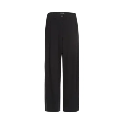 Emporio Armani Trousers In Black