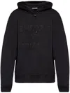 Emporio Armani Black Logo Print Hoodie