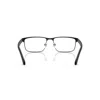 Emporio Armani Rectangular Frame Glasses In Black