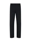 Emporio Armani Elastic Waist Sweatpants In Brown