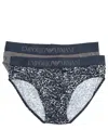 Emporio Armani 2 Pack Briefs In Green