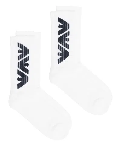 Emporio Armani 2 Pack Socks In White