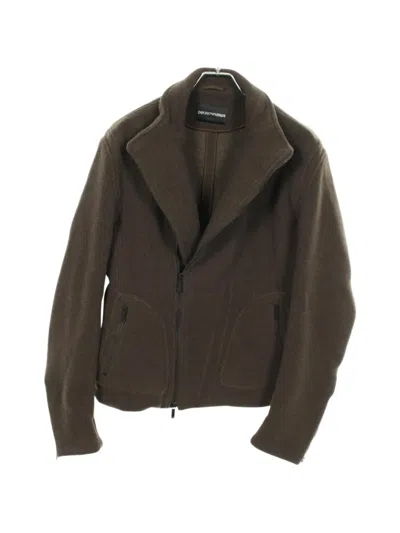 Pre-owned Emporio Armani 2000s Zip-up Bomber Jacket In Green