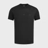 Emporio Armani Men's Cotton Crew-neck T-shirt In Black