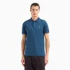 Emporio Armani Polo Shirt  Men In Burgundy