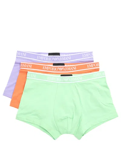 Emporio Armani 3 Pack Boxer In Violet