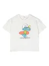 Emporio Armani White Cotton Smurfs Baby T-shirt In White
