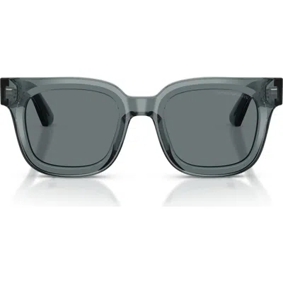 Emporio Armani 47mm Square Sunglasses In Gray