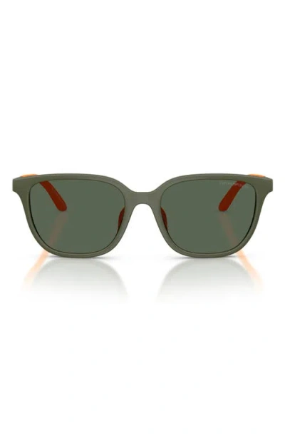 Emporio Armani Kids'  49mm Pillow Sunglasses In Green