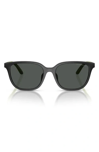 Emporio Armani Kids'  49mm Pillow Sunglasses In Black