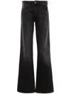 Emporio Armani J9d Flared Jeans In Black