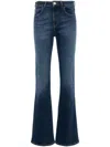Emporio Armani J47 Flared Jeans In Blue