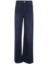Emporio Armani J7e Logo Plaque Straight Leg Jeans In Blue