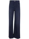 Emporio Armani J7e Logo Plaque Straight Leg Jeans In Navy Blue