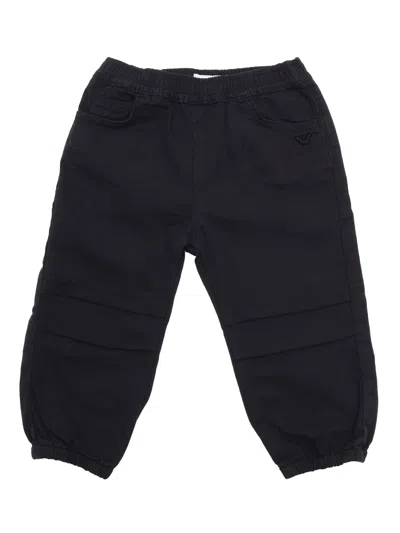 Emporio Armani Kids' 5 Pockets Pant In Blue