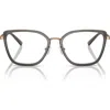 Emporio Armani 52mm Cat Eye Optical Glasses In Green