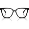 Emporio Armani 52mm Cat Eye Optical Glasses In Black