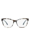 Emporio Armani 52mm Cat Eye Optical Glasses In Brown
