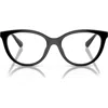 Emporio Armani 53mm Cat Eye Optical Glasses In Black