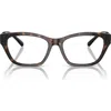 Emporio Armani 54mm Cat Eye Optical Glasses In Multi