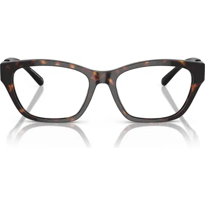 Emporio Armani 54mm Cat Eye Optical Glasses In Multi