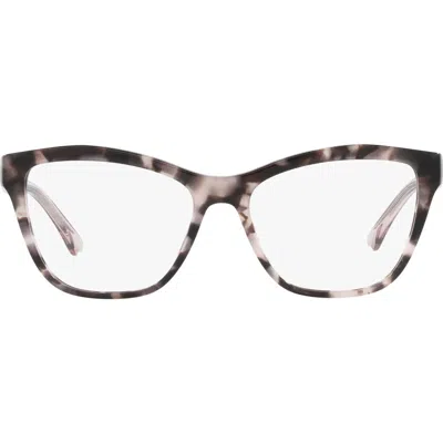 Emporio Armani 54mm Cat Eye Optical Glasses In Brown