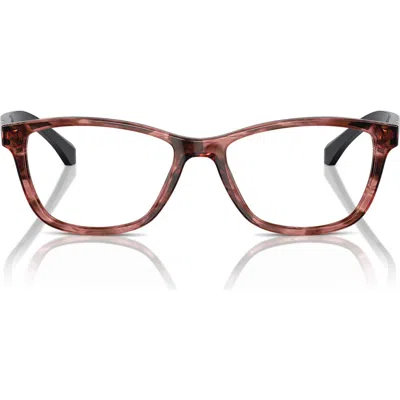Emporio Armani 54mm Cat Eye Reading Glasses In Brown