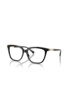 Emporio Armani 55mm Cat Eye Optical Glasses In Black