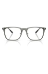 Emporio Armani 55mm Pillow Optical Glasses In Gray