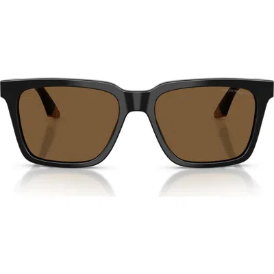 Emporio Armani 55mm Square Sunglasses In Neutral