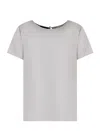 Emporio Armani Satin Stretch Silk T-shirt