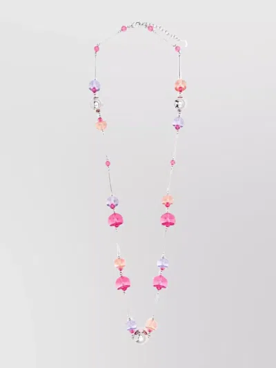 Emporio Armani Glass-crystal Embellished Necklace In Multi