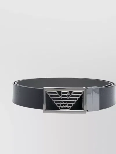 Emporio Armani Adjustable Length Leather Belts