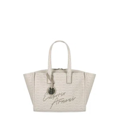 Emporio Armani All-over Monogram Medium Shopper Bag
