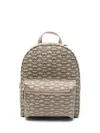 Emporio Armani Logo Print Backpack With Adjustable Straps